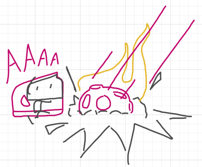 A panel from Ready Oar Knot, episode three of the Board Boards object show by Furretwalk/WalkingFurret.